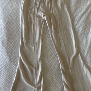 Hollister Cream Track Pants